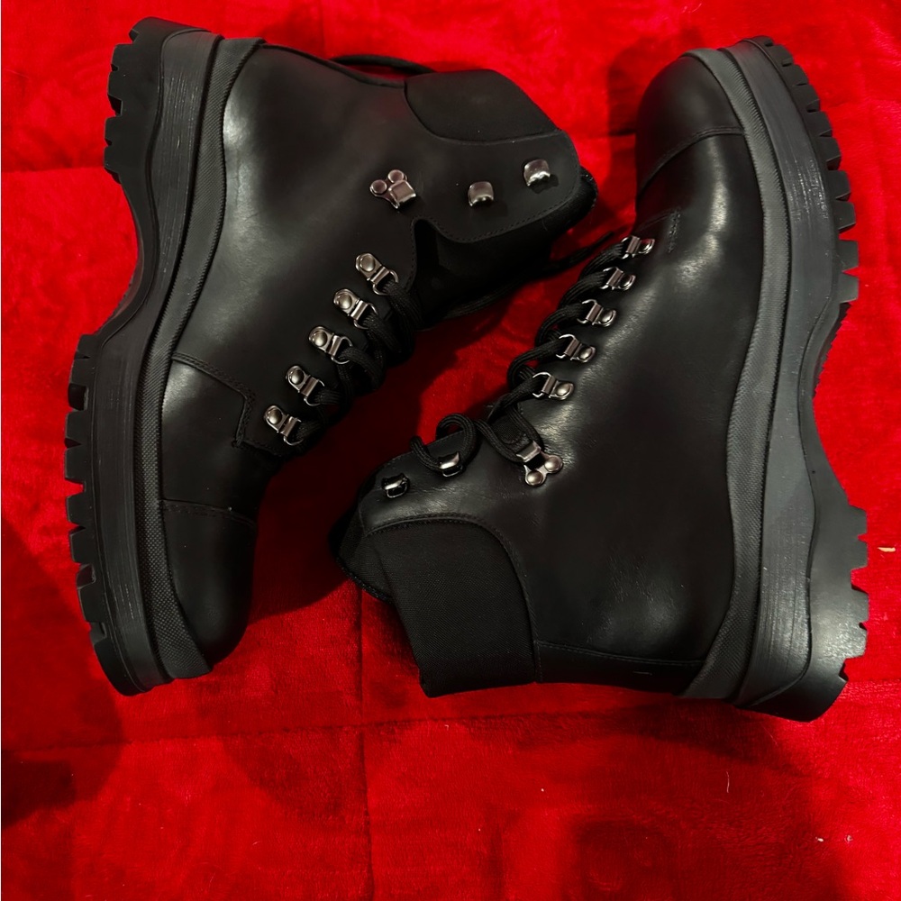 Black Tactical Boots Prada men’s - Picture 6 of 13